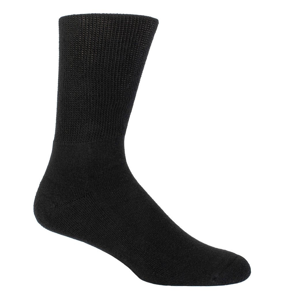 Diabetic Socks - Solid Black