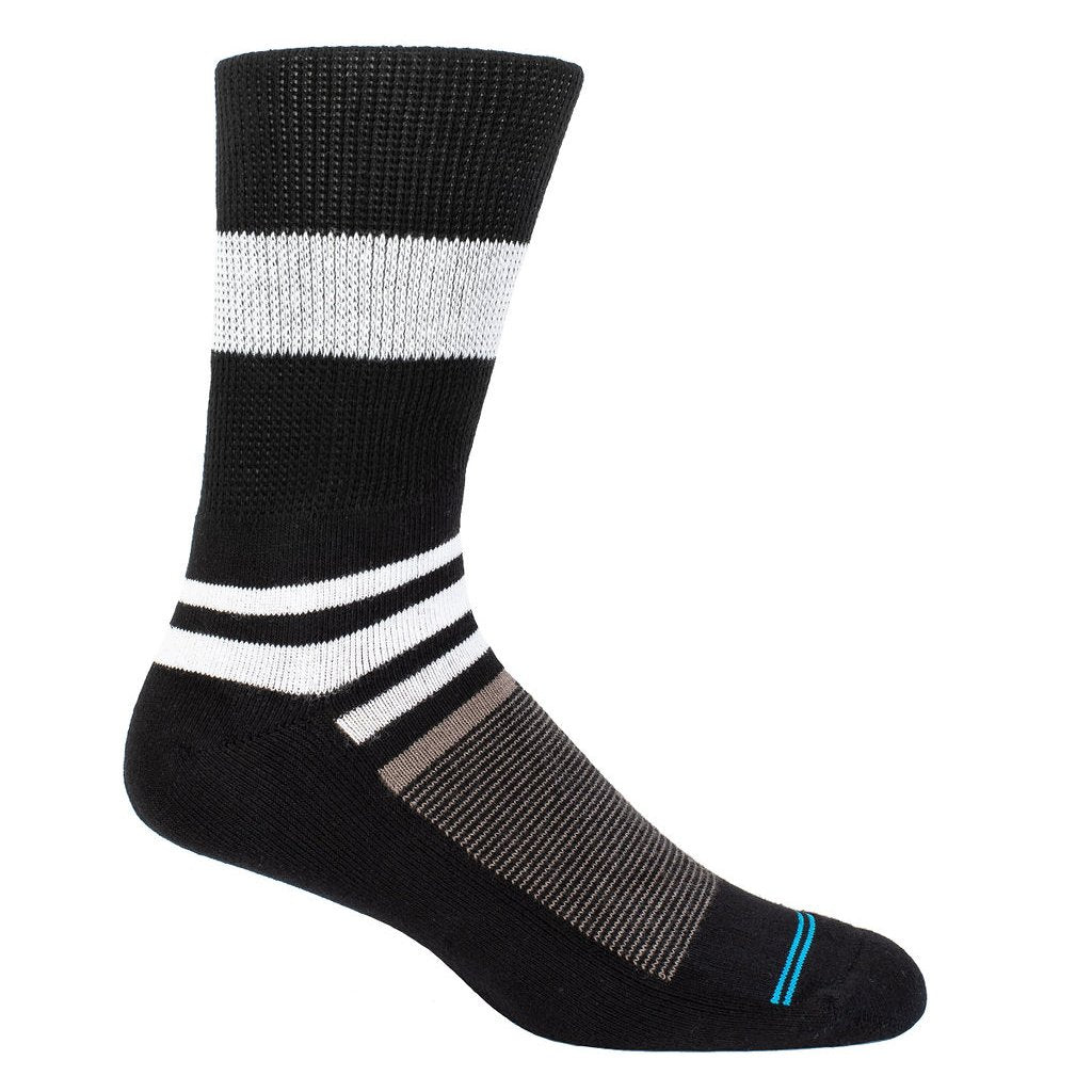 Diabetic Socks for Men & Women - Black Stripes – Dr. Segal's - Canada ...