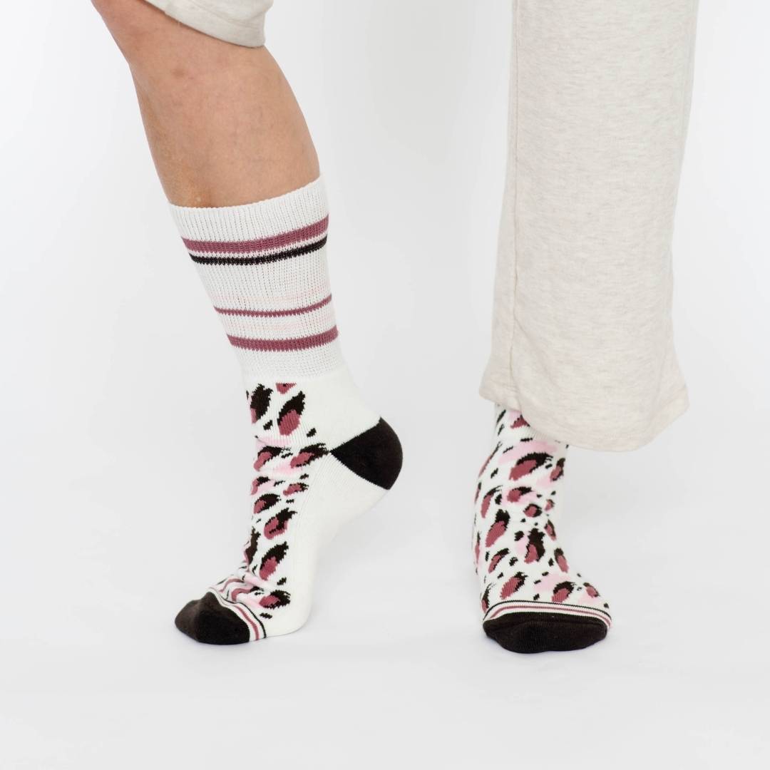 Diabetic Socks - White Dots