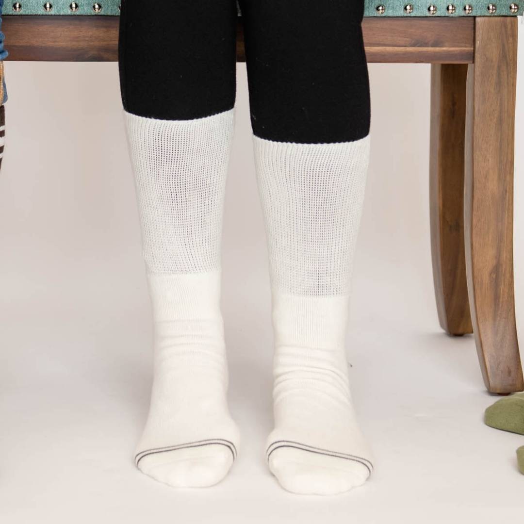 Diabetic Socks - White